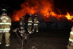 Windrock Road Fire at Cabin