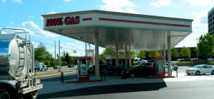 New gas pumps at Eddie Hair Tire in Oak Ridge
