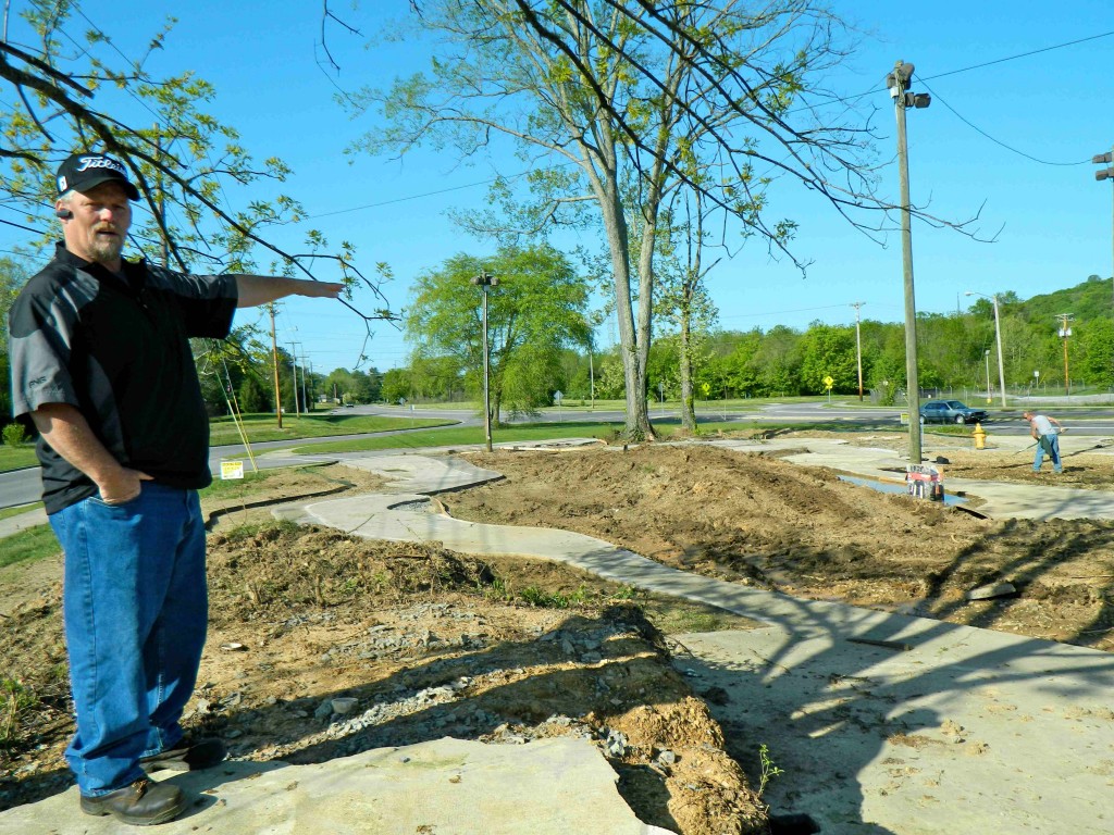 Owner John Cass at Secret City Mini Golf