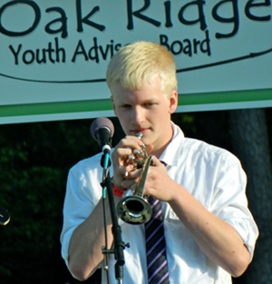 Trumpet Player at Battle of the Teen Bands