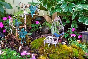 Container fairy garden
