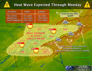 Heat Wave Map