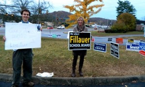 Campaign Signs at Midtown Community Center