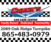 Chuck's Car Care Center Ad