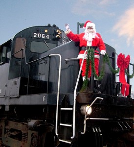 Santa on Secret City Excursion Train