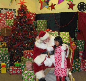 Santa at Grove Theater