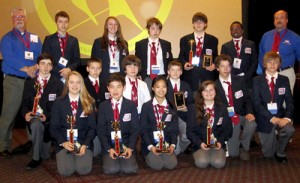 Jefferson Middle School at State TSA Competition
