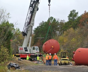 Mercury-contaminated Tank Cleanup