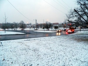 Roads Clear During March Snowfall