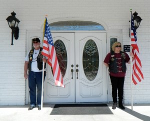 Patriot Riders at Weatherford Mortuary