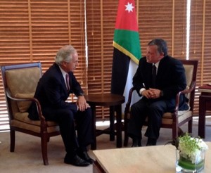 Bob Corker Meets With King Abdullah