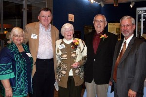 Bill and Jeanie Wilcox, Gordon and Miriam Fee, and Gerald Boyd