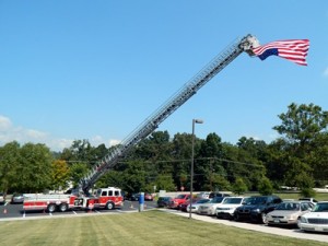 Oak Ridge Fire Department Flies a Flag for Bill Wilcox