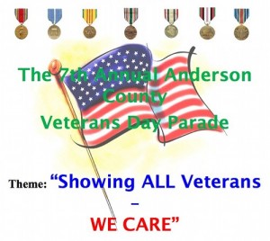 2013 Anderson County Veterans Day Parade
