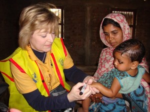 Brenda Thornburgh in India