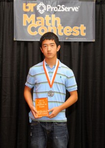 Larry Shen of ORHS, a Math Contest Winner