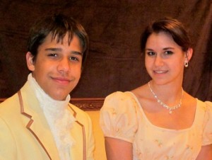 ORHS Masquers Jacob Moreno and Meghanne Hill