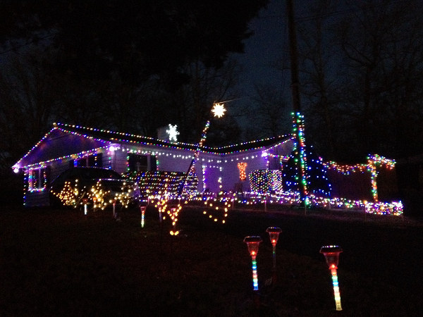 Christmas Lights on Newberry Circle