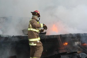 Jordan Alcorn at Hoskins Gap Road Fire