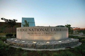Oak Ridge National Laboratory Sign