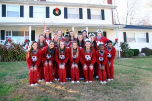 ORHS Cheerleaders Decorate Hospitality House