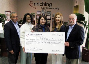 Enrichment Federal Credit Union Donates to United Way of Anderson County