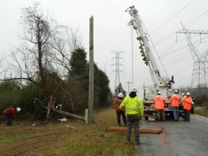 Old Edgemoor Road Power Pole