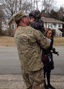 Sgt. Neal Martin and Son Andrew