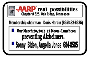 AARP Alzheimer's Luncheon
