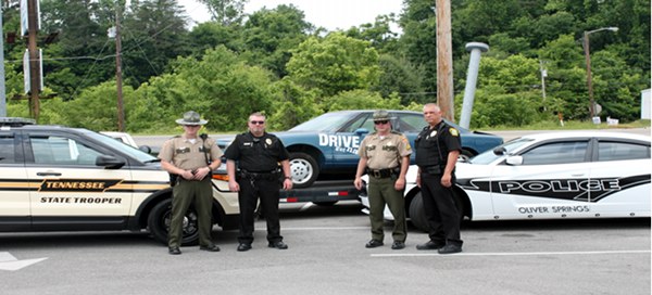 Tennessee Highway Patrol and Oliver Springs Police Department