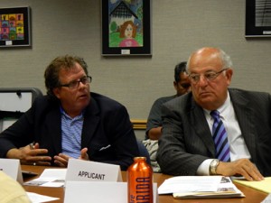 Allen Schwartz and Roy McKinnon at Oak Ridge Beer Board Meeting