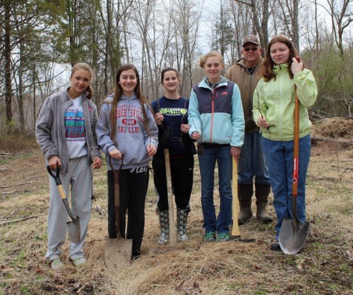 Girls Scouts Reforestation