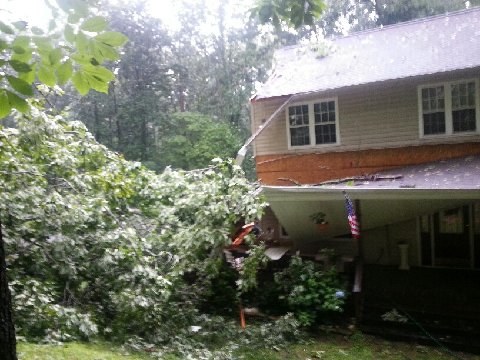 Mike Marsh Home Storm Damage