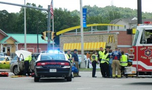 Oak Ridge Police Officer Crash Response