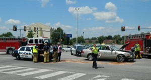 South Illinois Avenue Police Car Crash