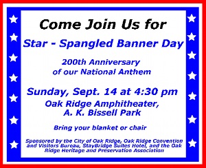 Star-Spangled Banner Day Oak Ridge