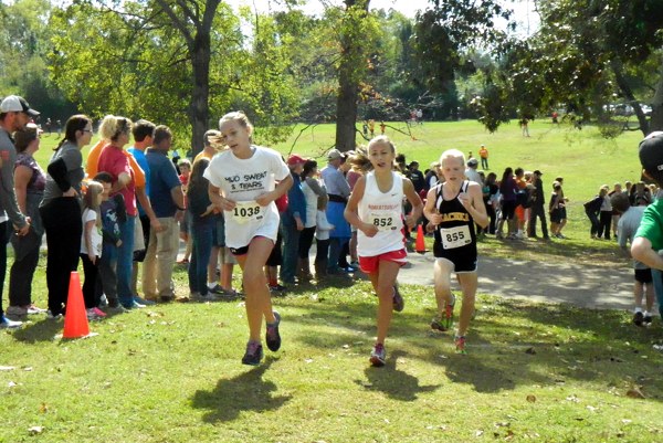 Josie Fellers at 2014 Tennessee Middle School Cross Country Championships