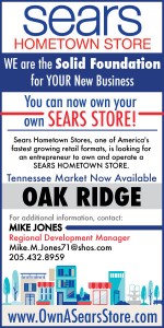 Sears Hometown Store Seeks Oak Ridge Entrepreneur