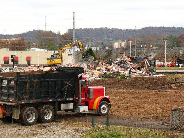 ORUUC Demolition with Dump Truck and Excavator