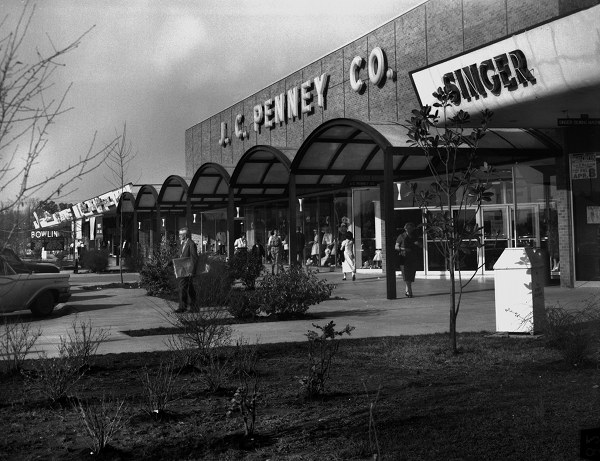 Downtown Shopping Center in 1960
