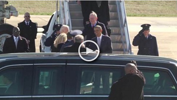 President Obama Visits McGhee Tyson