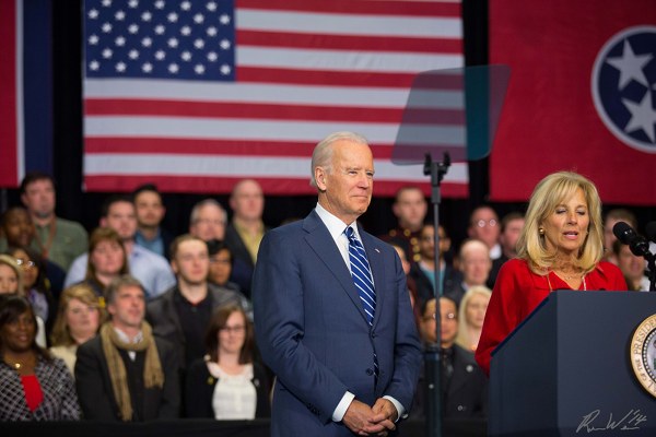 Vice President Joe Biden and Jill Biden at Pellissippi State Community College