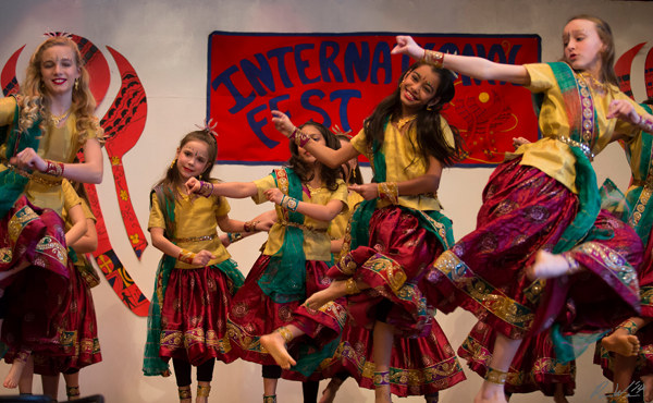 Dancers at the International Festival at the Children's Museum of Oak Ridge
