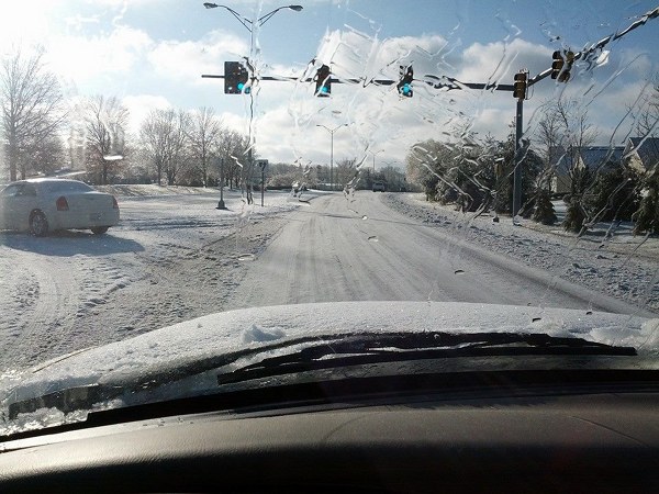 Lafayette Drive and Icy Roads