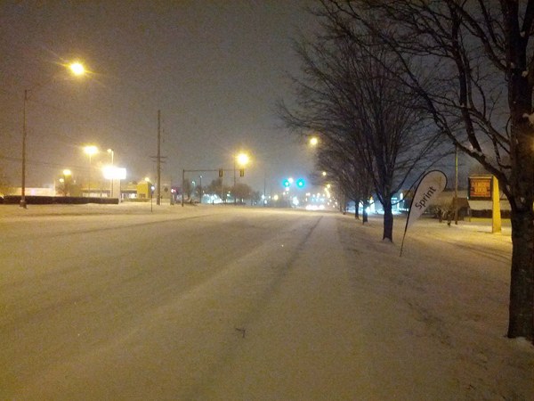 Oak Ridge Turnpike Snow Feb. 24, 2015