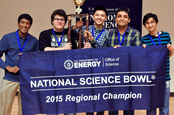 DOE Science Bowl Winners 2015