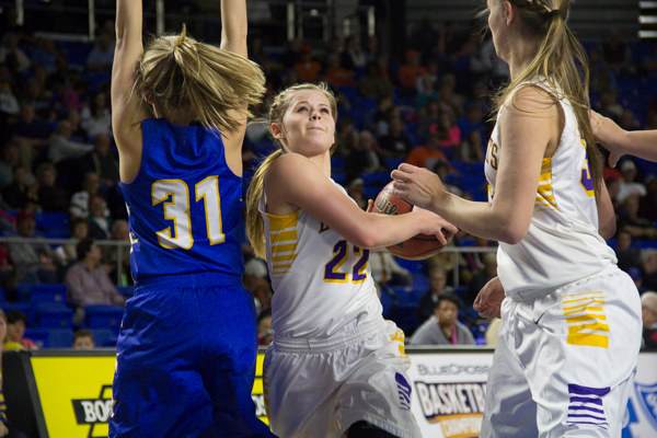 Oliver Springs Lady Bobcats Rachel Griffith and Clarkrange