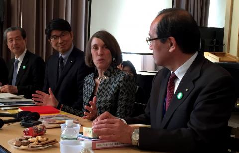AHF Meets with Nagasaki and Hiroshima Mayors