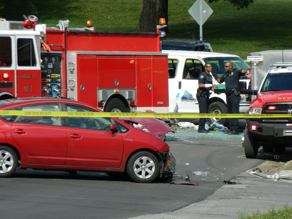 Cassen Garrison and Brandan Sharp at Emory Valley Center Van Crash