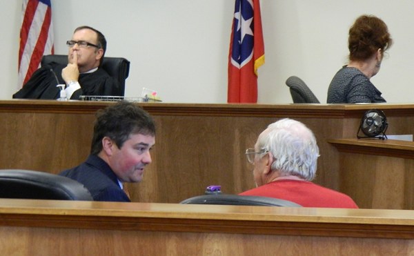James Scott and Lee Cromwell at Anderson County General Sessions Court